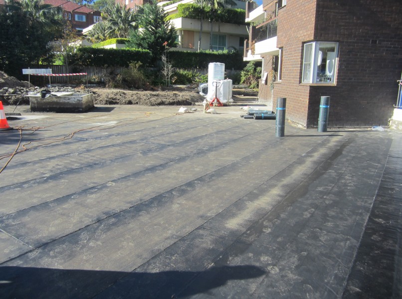 Strata Engineering Solutions - concrete podium slab remediation at Double Bay, NSW