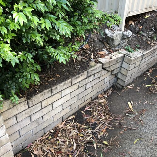 Strata Engineering Solutions - failing retaining wall remediation at Cremorne, NSW