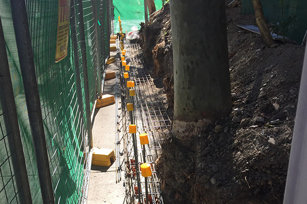 Strata Engineering Solutions - failing retaining wall remediation at Cremorne, NSW